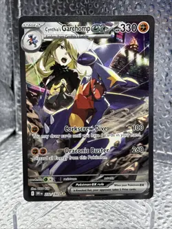 Cynthia's Garchomp ex 232/182 Sv10: Destined Rivals sir Pokemon TCG Rare - Image 2