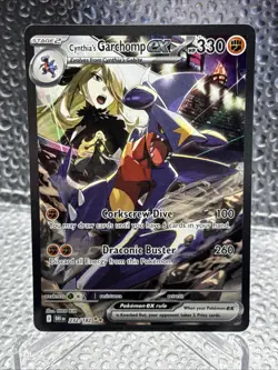 Cynthia's Garchomp ex 232/182 Sv10: Destined Rivals sir Pokemon TCG Rare - Image 3