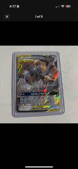Lucario & Melmetal GX 120/214 - Unbroken Bonds NM Full Art English Pokemon TCG - Image 1