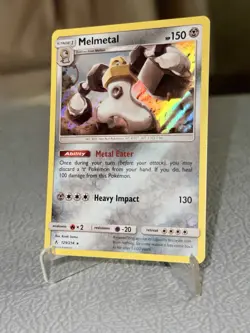 2019 Pokemon SM Unbroken Bonds 129/214 Melmetal Holo M/NM 💎 - Image 1