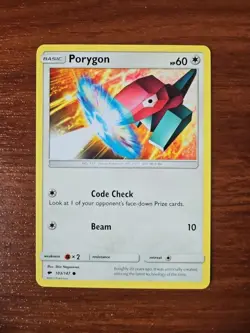 Pokemon SM Burning Shadows - 103/147 PORYGON, Unlimited Common - Image 1