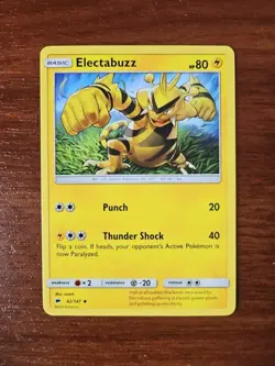 Pokemon SM Burning Shadows - 42/147 ELECTABUZZ, Unlimited Uncommon - Image 1