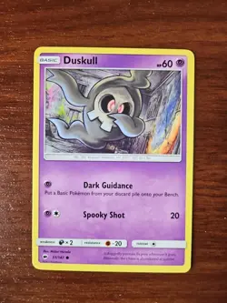 Pokemon SM Burning Shadows - 51/147 DUSKULL, Unlimited Common - Image 1