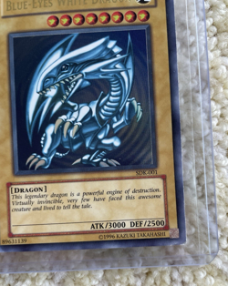 Blue Eyes White Dragon SDK-001 YuGiOh Starter Deck Kaiba Unlimited ENG MP/LP - Image 4