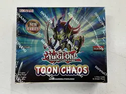 Yugioh Toon Chaos Factory Sealed Booster Box 24 Packs Brand New - Image 1