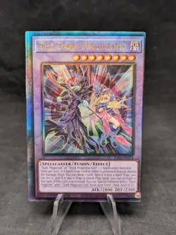 The Dark Magicians - RA04-EN054 - Yugioh -Quarter Century Stampede - MISCUT- NM - Image 1