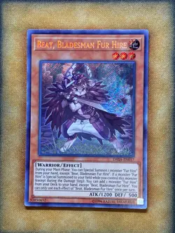 Yugioh Beat, Bladesman Fur Hire DASA-EN017 Secret Rare NM - Image 1