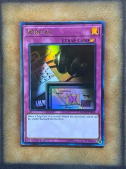 Yugioh Wiretap DUDE-EN054 Ultra Rare 1st Ed NM - Image 1