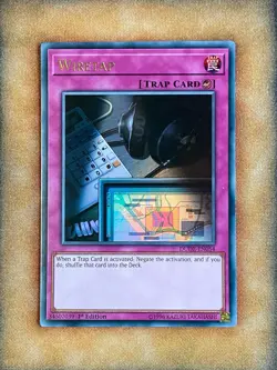 Yugioh Wiretap DUDE-EN054 Ultra Rare 1st Ed NM - Image 1
