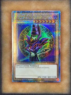 Yugioh Dark Magician RA03-EN080 Quarter Century Secret Rare 1st Ed NM - Image 1
