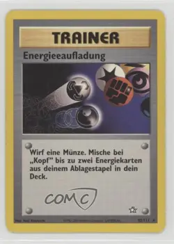Energy Charge German Pokemon Neo Genesis #85 2000 15fy - Image 1
