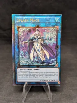 Splash Mage - RA04-EN080 - Yugioh -Quarter Century Stampede - MISCUT- NM - Image 1