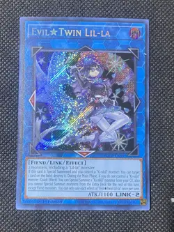 YuGiOh! - Evil Twin Lil-la BLCR-EN097 Secret Rare 1st Edition Near Mint - Image 1