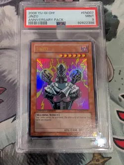 Jinzo YAP1-EN007 Ultra Rare Promo PSA 9 MINT Yugioh - Image 1