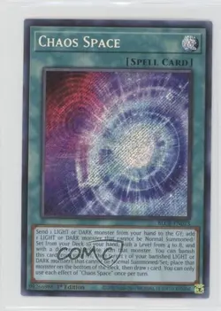 Chaos Space 1st Ed. YuGiOh Battles of Legends: Crystal Revenge #BLCR-EN073 - Image 1