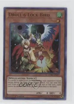Droll & Lock Bird Ultra Rare 1st Ed. YuGiOh Legendary Collection Kaiba - Image 1