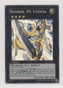 Number 39: Utopia 1st Ed. YuGiOh Starter Deck 13 Super Starter: V for Victory - Image 1