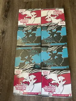 POKEMON BLACK BOLT & WHITE FLARE ELITE TRAINER BOX ETB SET OF 8 196214113664 - Image 1