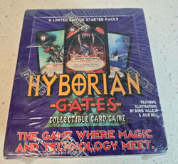 Hyborian Gates Collectible Card Game Sealed Box 6 Limited Edition Starter Packs - Image 1