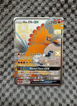 Ho-Oh GX Hidden Fates SV50/SV94 Shiny Vault Holo Pokemon Card Near Mint TCG - Image 1