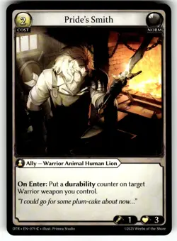 Grand Archive TCG Distorted Reflections Card DTR EN-079 C Pride's Smith - Image 1