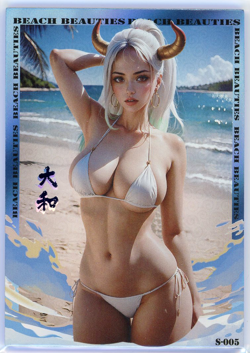 ❤YAMATO - Goddess Story Anime Waifu Doujin Card -MILLEFIORI - S-05 ONE PIECE - Image 1