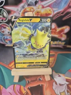 Pokemon Card Regieleki V SWSH280 Black Star Promo STANDARD Size NM - Image 2