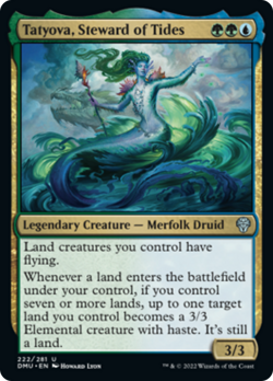 Tatyova, Steward of Tides FOIL Dominaria United PLD Uncommon CARD ABUGames - Image 1