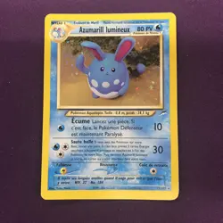 Pokemon TCG Azumarill Lumineux Holo Neo Pokemon 13/105 Card LP/NM - TCCCX - Image 1
