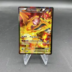 Pokemon TCG Charizard EX Ultra Rare Red Blue Black Star Promo Holo Card XY121 - Image 2