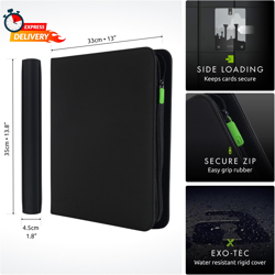 Vault X 12 Pocket Trading Card Zip Binder, 480 Cards, Premium Exo-Tec Album Mate - Image 2
