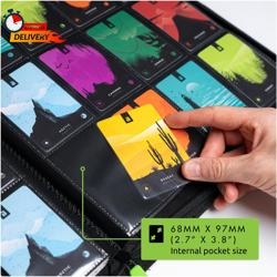 Vault X 12 Pocket Trading Card Zip Binder, 480 Cards, Premium Exo-Tec Album Mate - Image 4