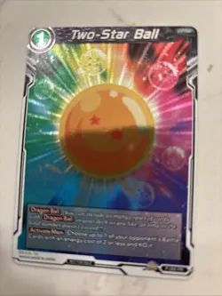 Two Star Ball P-084 Foil Dragon Ball Super Card Game NM - Image 1