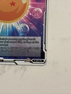 Two Star Ball P-084 Foil Dragon Ball Super Card Game NM - Image 3