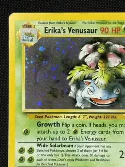 Pokemon TCG Erika's Venusaur Gym Challenge Holo Card 4/132 - Image 3