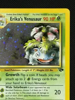 Pokemon TCG Erika's Venusaur Gym Challenge Holo Card 4/132 - Image 4