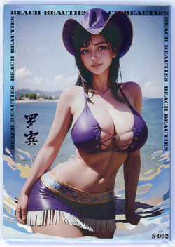 ❤NICO ROBIN Goddess Story Anime Waifu Doujin Card -MILLEFIORI - S-02 ONE PIECE - Image 1