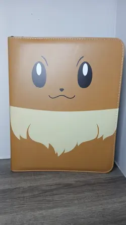 Pokemon Eevee Card Binder TCG 9 Pockets 50 Sleeves Holds 400 New - Image 1