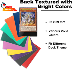 Black Yu-Gi-Oh Card Sleeve 200 Pack, Japanese Small Card Sleeves 62X89Mm, Back T - Image 5