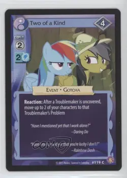 2015 My Little Pony Collectible Card Game Absolute Discord Expansion Set #119 - Image 1