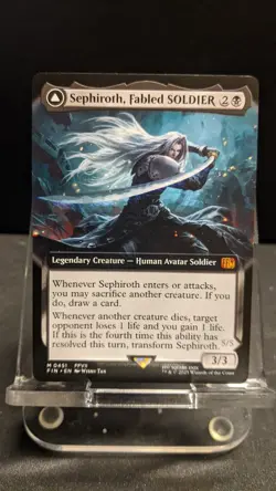 2025 MTG Final Fantasy Sephiroth Fabled Soldier One Winged Angel Extended 0451 - Image 1