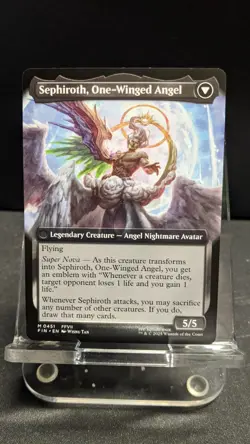 2025 MTG Final Fantasy Sephiroth Fabled Soldier One Winged Angel Extended 0451 - Image 2