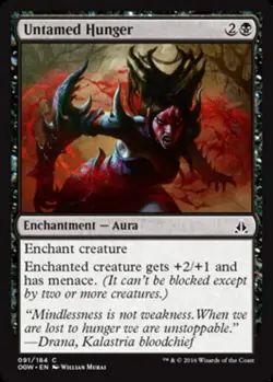 Untamed Hunger - Oath of the Gatewatch #091/184 MTG Magic The Gathering - Image 1