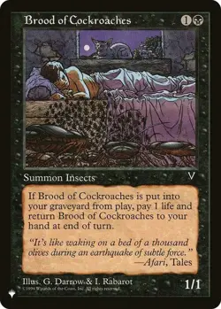 1x Brood of Cockroaches - The List - The List - Near Mint, English - MTG! - Image 1