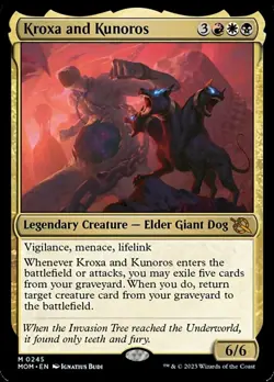 1x Kroxa and Kunoros MTG March of the Machine NM Magic Regular - Image 1