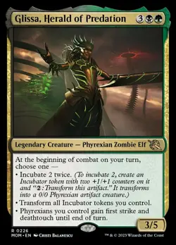1x Glissa, Herald of Predation MTG March of the Machine NM Magic Regular - Image 1