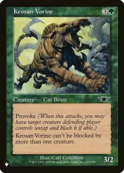 1x Krosan Vorine - The List - The List - Near Mint, English - MTG! - Image 1