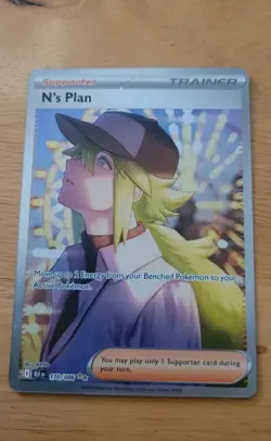 Pokemon TCG N's Plan Black Bolt SIR 170/086 - Image 1
