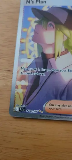 Pokemon TCG N's Plan Black Bolt SIR 170/086 - Image 5