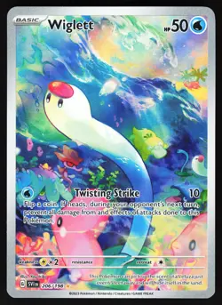 Wiglett 206/198 Pokemon SV01: Scarlet & Violet Base Set Illustration Rare NM - Image 1